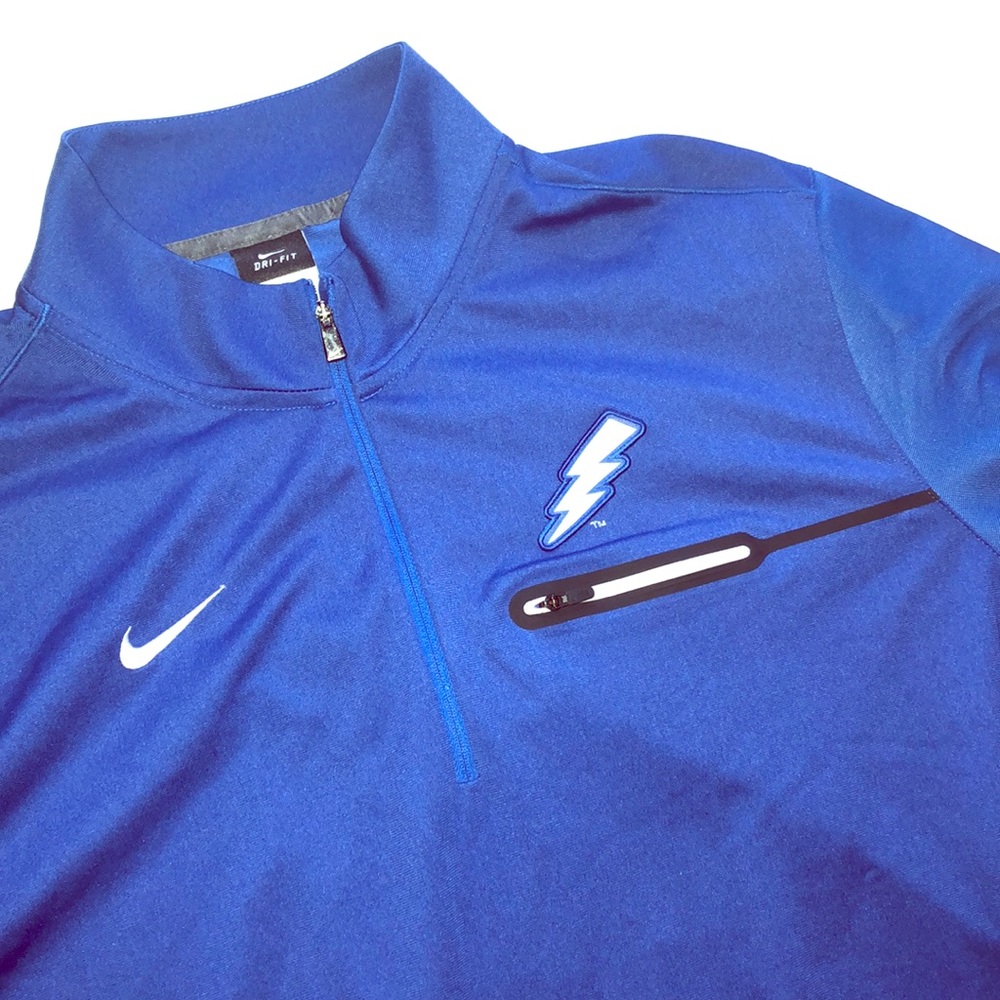 Nike Blue Air Force Half-Zip Pullover Size XL